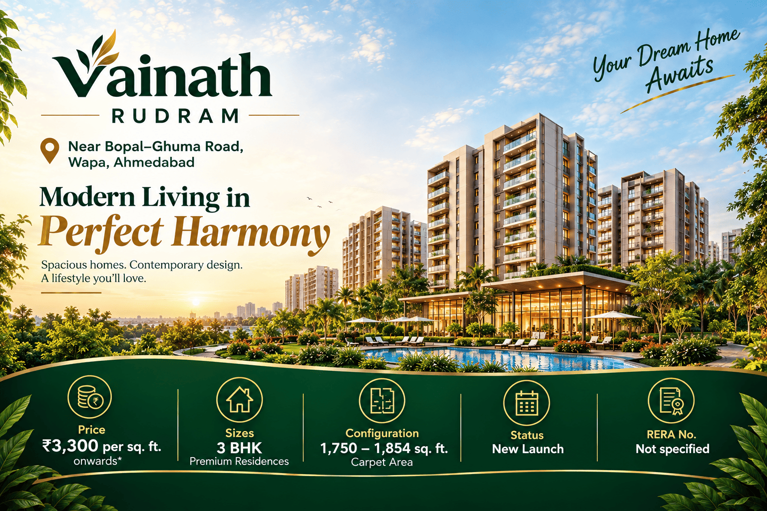 Vaijnath Rudram - Premium Apartments Ahmedabad