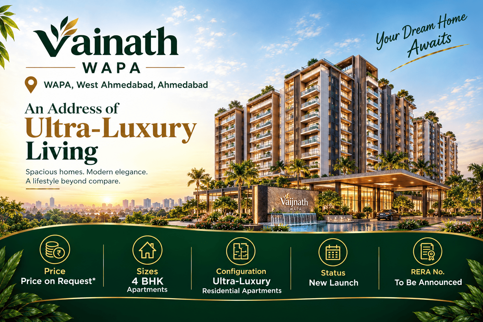 Vaijnath WAPA - Ultra-Luxury Apartments in WAPA, Ahmedabad